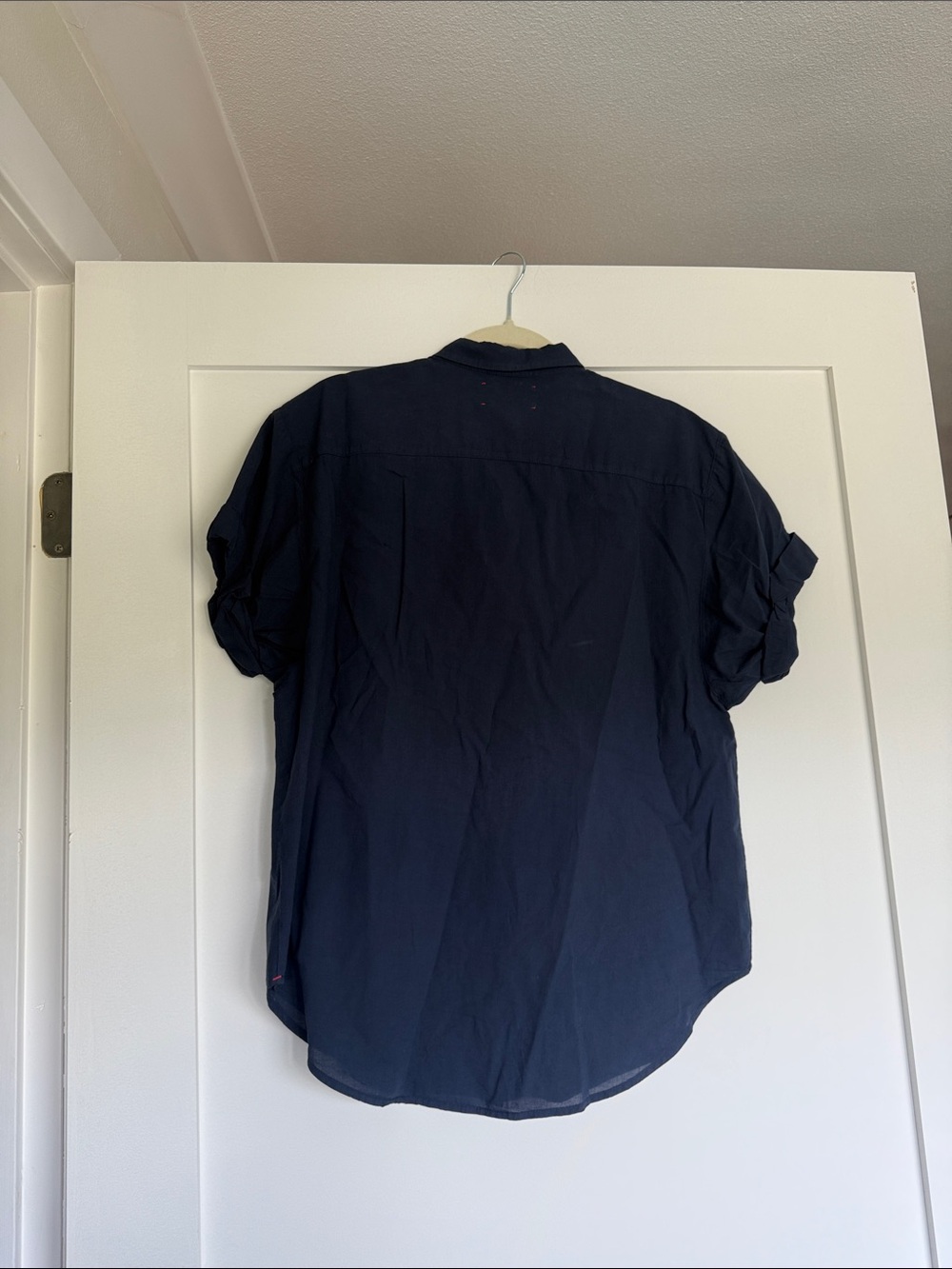 XiRENA Navy Short-Sleeve Button-Down Shirt - Picture 6 of 6